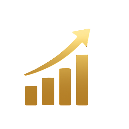 gold and white real estate agency logo template